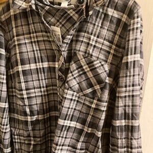 Westport Gray Plaid Button Down Shirt